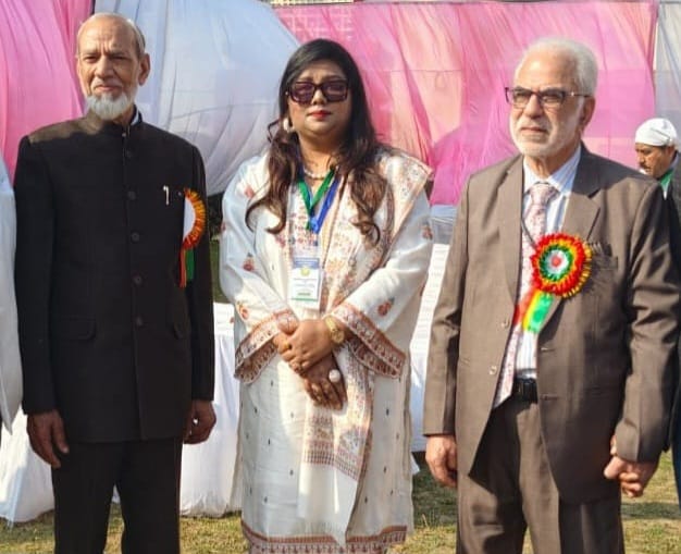 Advocate Shahjabeen Qazi with AIUTC state and national executive patrons